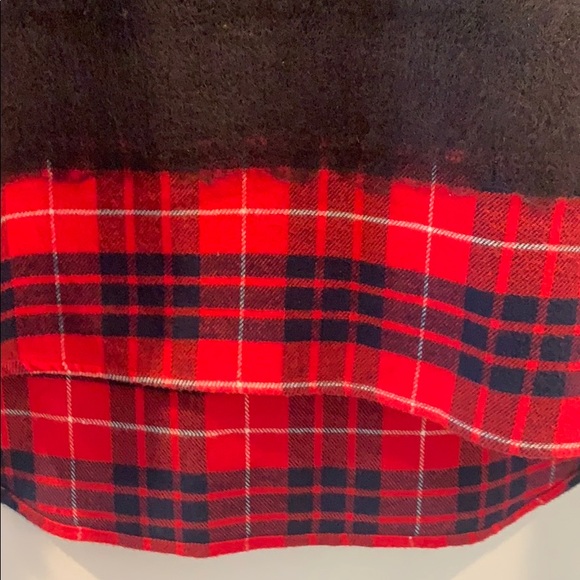 Madewell Sweater w/ Flannel - Picture 4 of 4